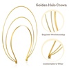 image:imageBeaupretty Angel Headband Halo Crown Headwear Wedding Headpiece Costume Headdress for Masquerade Cosplay Party22 x 20 cm
