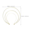 image:imageBeaupretty Angel Headband Halo Crown Headwear Wedding Headpiece Costume Headdress for Masquerade Cosplay Party22 x 20 cm