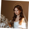 image:imageBeaupretty Angel Headband Halo Crown Headwear Wedding Headpiece Costume Headdress for Masquerade Cosplay Party22 x 20 cm