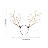 image:imageBeaupretty Antler Headband Simulate Tree Branch Hair Band Forest Elk Horn Headpiece for Halloween Christmas Cosplay PartyOrange