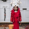 image:imageBeaupretty Antler Headband Tree Branch Headpiecewith Butterfly Decoration Halloween Elk Headwear for WomenWhite