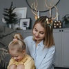 image:imageBeaupretty Antlers Headband Christmas Antler Flower Branches with Cat Ear Headpieces Party Decorations for Women