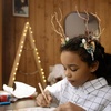 image:imageBeaupretty Antlers Headband Christmas Antler Flower Branches with Cat Ear Headpieces Party Decorations for Women