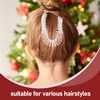 image:imageBeaupretty Banana Hair Clips for Women 4 Pcs NonSlip Interlocking Barrettes for Fine amp Thick Hair Ponytail Holders for Workouts amp Daily Styling