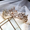 image:imageBeaupretty Baroque Crown Tiara Dragonfly Crown Retro Bridal Vintage Crystal Headband Gemstone Wedding Headpiece Headwear