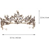 image:imageBeaupretty Baroque Crown Tiara Dragonfly Crown Retro Bridal Vintage Crystal Headband Gemstone Wedding Headpiece Headwear