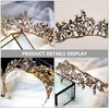 image:imageBeaupretty Baroque Crown Tiara Dragonfly Crown Retro Bridal Vintage Crystal Headband Gemstone Wedding Headpiece Headwear