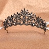 image:imageBeaupretty Baroque Queen Crown Crystal Wedding Crown for Women Gothic Baroque Crown Vintage Headband Luxury Headpiece for Wedding Prom Halloween CostumeBlack