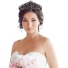 image:imageBeaupretty Baroque Queen Crown Crystal Wedding Crown for Women Gothic Baroque Crown Vintage Headband Luxury Headpiece for Wedding Prom Halloween CostumeBlack