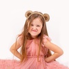 image:imageBeaupretty Bear Ears Headband Cute Plush Animal Ears Headband Party Headwear Women Spa for Women GirlsBlack RedBrown