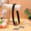 image:imageBeaupretty Black Braided Headband for Women Elastic Stretch Synthetic Hair Braid Headband Classic Twisted Plaited Hair Piece for Daily Wear Bride amp Formal Styling