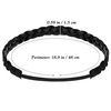 image:imageBeaupretty Black Braided Headband for Women Elastic Stretch Synthetic Hair Braid Headband Classic Twisted Plaited Hair Piece for Daily Wear Bride amp Formal Styling