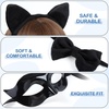 image:imageBeaupretty Black Cat Costume for Women Cat Costume Accessories Cat Ear Headband Tail Cosplay Tutu Skirt Bow Tie Half Mask Black Animal Halloween Accessory Kit for Women Girls