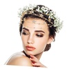 image:imageBeaupretty Bling Rhinestone Star Crown Star Crystal Tiara and Crown Bridal Headpiece Alloy Hairband Wedding Jewelry for Women Girls GoldenGolden