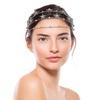 image:imageBeaupretty Bling Rhinestone Star Crown Star Crystal Tiara and Crown Bridal Headpiece Alloy Hairband Wedding Jewelry for Women Girls GoldenSilver
