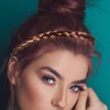 image:imageBeaupretty Braided Elastic Hair Headband Synthetic Wig Hair Strap Adjustable 1023 Inch Brown Band for Women Fashion Beauty Accessory