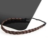 image:imageBeaupretty Braided Stretch Hair Headband Synthetic Hair Piece for Women Adjustable Elastic Dark Brown Band for Daily Wear and Special Occasions