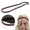 image:imageBeaupretty Braided Stretch Hair Headband Synthetic Hair Piece for Women Adjustable Elastic Dark Brown Band for Daily Wear and Special Occasions