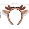 image:imageBeaupretty Brown Plush Deer Ear Headband Cute Reindeer Antlers Hairband for Christmas amp Holiday Cosplay Soft Animal Costume Accessories for Women