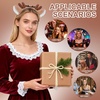 image:imageBeaupretty Brown Plush Deer Ear Headband Cute Reindeer Antlers Hairband for Christmas amp Holiday Cosplay Soft Animal Costume Accessories for Women