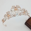 image:imageBeaupretty Butterfly Crown Bridal Rhinestone Crown Queen Tiaras Wedding Hair Jewelry for Women SilverGolden