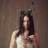 image:imageBeaupretty Butterfly Forest Antler Hairband Tree Branches Butterfly Headband Antler Headpiece Leaves Deer Crown Halloween Cosplay Headwear