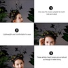 image:imageBeaupretty Butterfly Forest Antler Hairband Tree Branches Butterfly Headband Antler Headpiece Leaves Deer Crown Halloween Cosplay Headwear