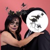image:imageBeaupretty Butterfly Forest Antler Hairband Tree Branches Butterfly Headband Antler Headpiece Leaves Deer Crown Halloween Cosplay Headwear