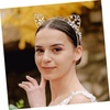 image:imageBeaupretty Cat Ear HeadbandsAlloy Rhinestone Cat Headbands Crystal Hair Inlay Hollow Hair Bands Hair Accessories2pcs