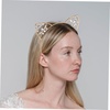 image:imageBeaupretty Cat Ear HeadbandsAlloy Rhinestone Cat Headbands Crystal Hair Inlay Hollow Hair Bands Hair Accessories2pcs