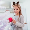 image:imageBeaupretty Christmas Antler Headband Reindeer Headband Reindeer Horn Headpiece Christmas Party Headwear for Women Girls