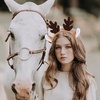 image:imageBeaupretty Christmas Antler Headband Reindeer Headband Reindeer Horn Headpiece Christmas Party Headwear for Women Girls