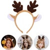 image:imageBeaupretty Christmas Antler Headband Reindeer Headband Reindeer Horn Headpiece Christmas Party Headwear for Women Girls