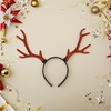 image:imageBeaupretty Christmas Antlers Headband Deer Antler Headband Reindeer Antlers Hairband Fawn Horn Hair Hoop Deer Horns Headpiece Antler Headdress for Halloween Cosplay Party