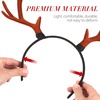image:imageBeaupretty Christmas Antlers Headband Deer Antler Headband Reindeer Antlers Hairband Fawn Horn Hair Hoop Deer Horns Headpiece Antler Headdress for Halloween Cosplay Party