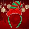 image:imageBeaupretty Christmas Elf Hat Headband 3D Elf Hat with Bells Holiday Party Headwear Accessory for Xmas Costume Party Decoration