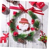 image:imageBeaupretty Christmas Flower Crown Wreath Christmas Head Beautiful Hair Garland Wreath Ribbon Headdress for Women GirlsColor 1