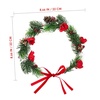image:imageBeaupretty Christmas Flower Crown Wreath Christmas Head Beautiful Hair Garland Wreath Ribbon Headdress for Women GirlsColor 1