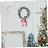 image:imageBeaupretty Christmas Flower Crown Wreath Christmas Head Beautiful Hair Garland Wreath Ribbon Headdress for Women GirlsColor 2