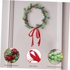 image:imageBeaupretty Christmas Flower Crown Wreath Christmas Head Beautiful Hair Garland Wreath Ribbon Headdress for Women GirlsColor 2