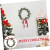 image:imageBeaupretty Christmas Flower Crown Wreath Christmas Head Beautiful Hair Garland Wreath Ribbon Headdress for Women GirlsColor 2