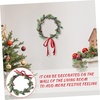 image:imageBeaupretty Christmas Flower Crown Wreath Christmas Head Beautiful Hair Garland Wreath Ribbon Headdress for Women GirlsColor 2