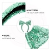 image:imageBeaupretty Christmas Headband Big Bow Headpiece Sequin Xmas Holiday Party Hair Hoop for Women Girls RedGreen