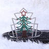 image:imageBeaupretty Christmas Headband Tree Crown with Comb Tiara Bling Rhinestone Crown Headwear for Women Girls