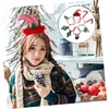 image:imageBeaupretty Christmas Headband for Women 6pcs Christmas Hairbands Festival Hair Christmas Hair Accessories Party Headbands