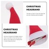 image:imageBeaupretty Christmas Mini Santa Hat Hair Clips 10pcs Cute Mini Red Santa Hat Hair Grips Barrettes Party Clip Accessories Alligator Clips for Kids Girls
