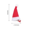 image:imageBeaupretty Christmas Mini Santa Hat Hair Clips 10pcs Cute Mini Red Santa Hat Hair Grips Barrettes Party Clip Accessories Alligator Clips for Kids Girls
