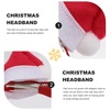 image:imageBeaupretty Christmas Mini Santa Hat Hair Clips 10pcs Cute Mini Red Santa Hat Hair Grips Barrettes Party Clip Accessories Alligator Clips for Kids Girls