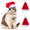 image:imageBeaupretty Christmas Pet Hat Mini Animal Hat Santa Hat Costume Party Supply for Cat Dog Red