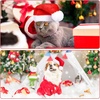 image:imageBeaupretty Christmas Pet Hat Mini Animal Hat Santa Hat Costume Party Supply for Cat Dog Red